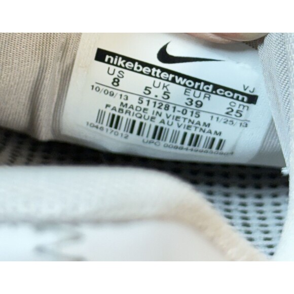 Nike Free 5.0 V4 Gray White Anthracite Women Training Custom Crystal Check Sz 8 - Picture 8 of 8